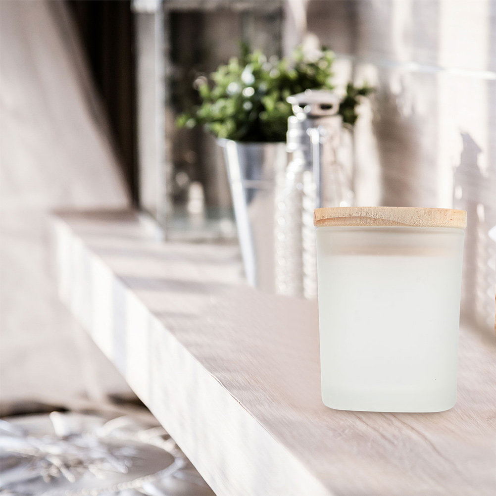 Candle Making Jars With Lids - Pot en verre épais avec couvercle
