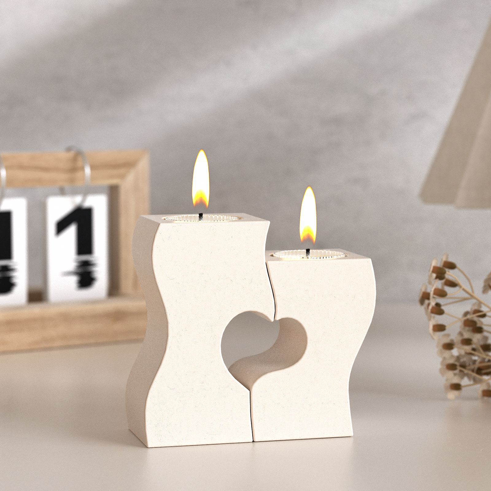 Candle Making Tutorial - S coeur chandelier Silicone moules bricolage