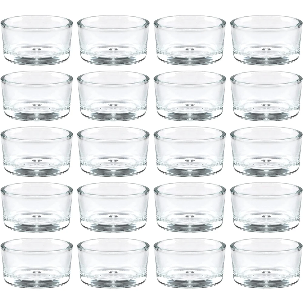 Candle Making Jars With Lids - Porte-bougies en verre transparent, à utiliser