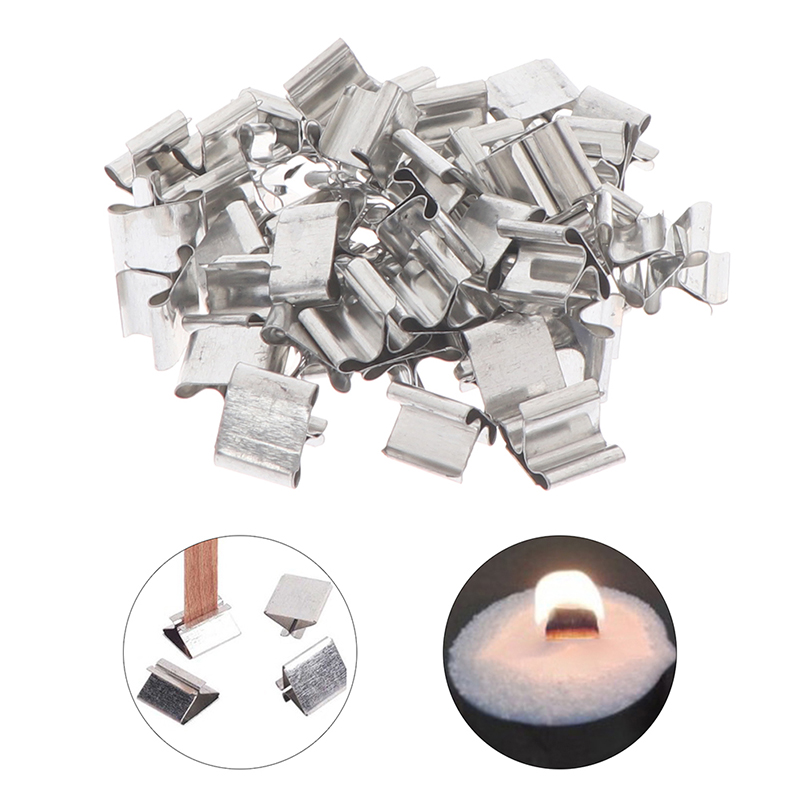 Candle Making Kits - 50 pièces de supports de mèches