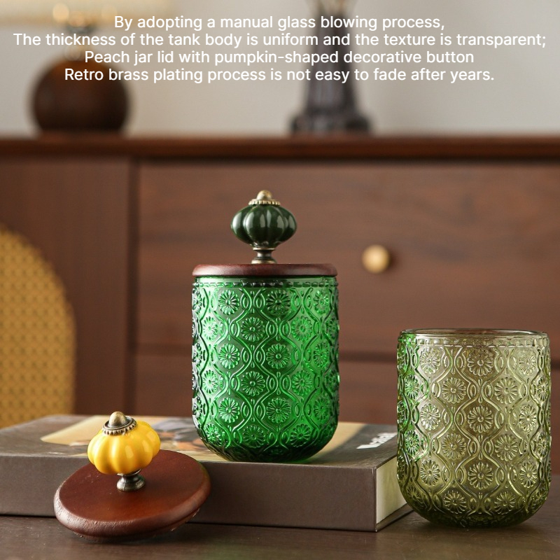 Boîte de rangement rétro en ve - Candle Making Jars With Lids avis et prix
