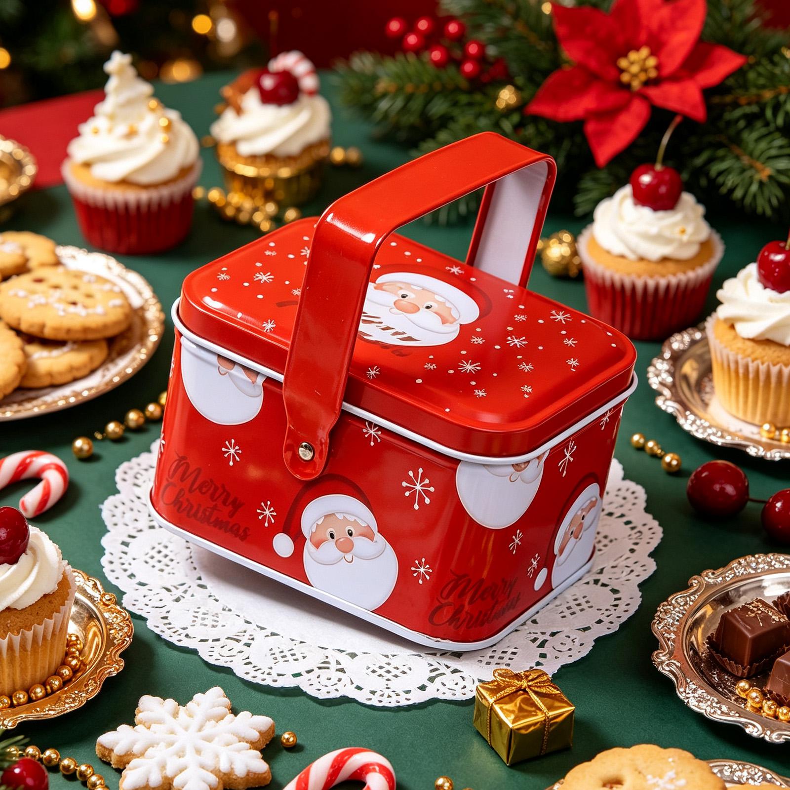 Boîtes à biscuits de Noël en m - Tin Container Lid avis et prix
