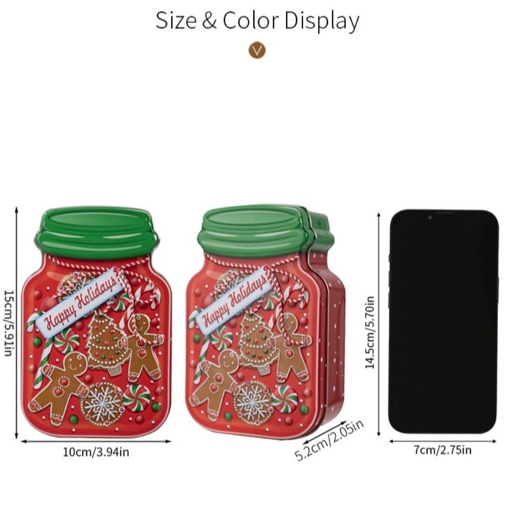 Boîte en métal portable pour N - Tin Container Lid avis et prix