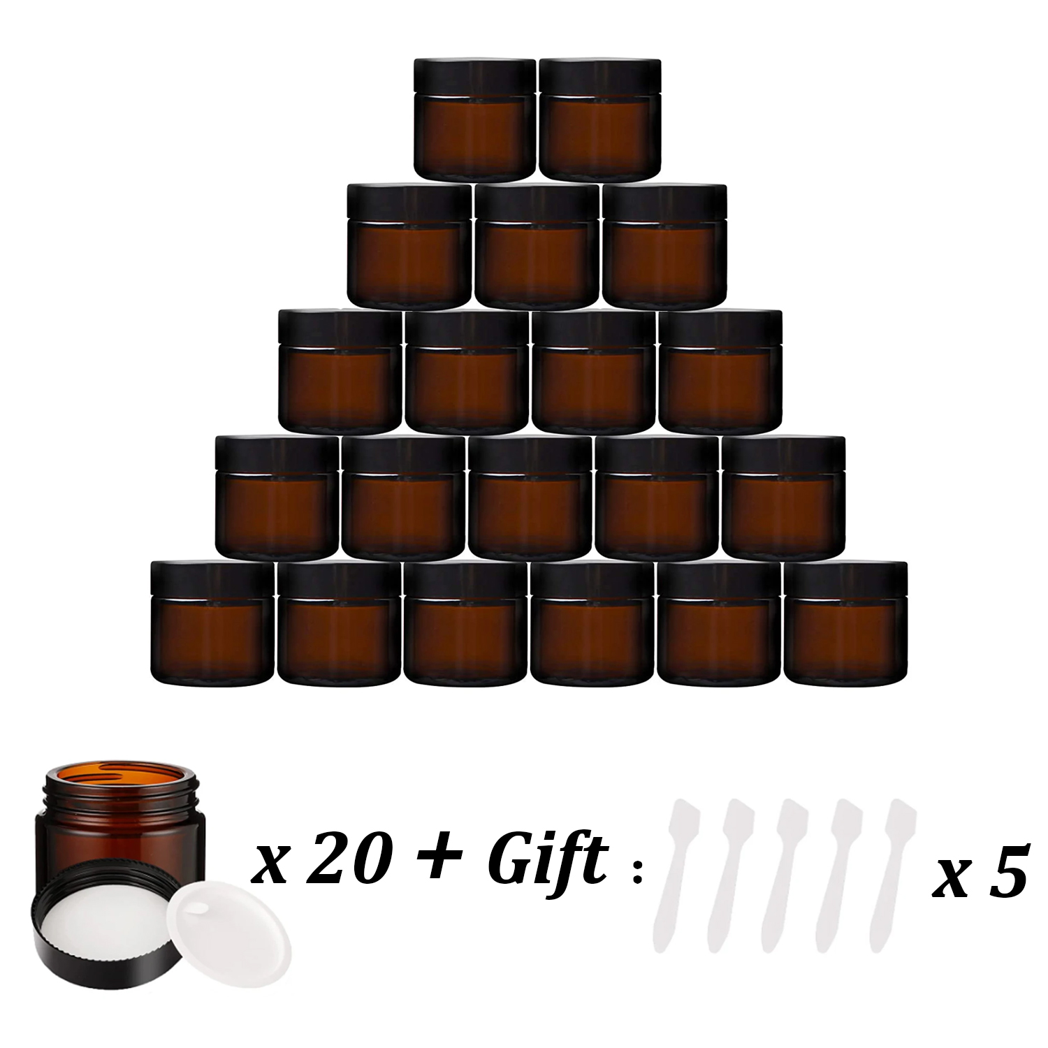 Petits pots en verre ambré ave - Candle Making Jars With Lids avis et prix