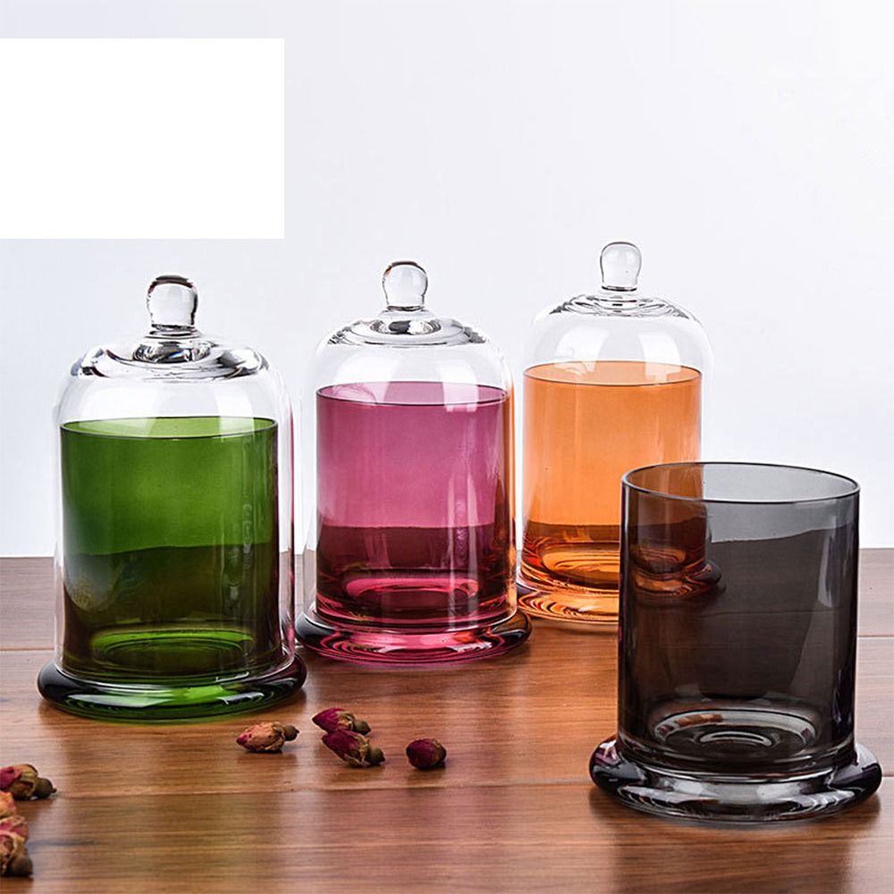 Pot de stockage en verre, fleu - Candle Making Jars With Lids avis et prix